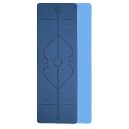 Yoga Mat With Alignment Line