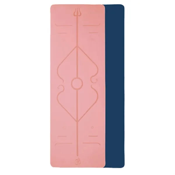 Yoga Mat With Alignment Line