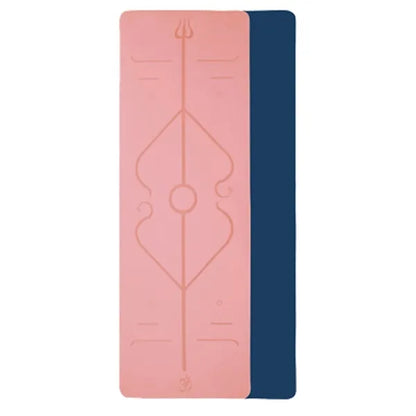 Yoga Mat With Alignment Line
