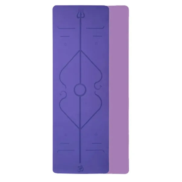 Yoga Mat With Alignment Line