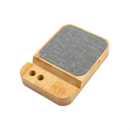 Bamboo 15W Wireless Charger 6 in 1 Multi Cable Set