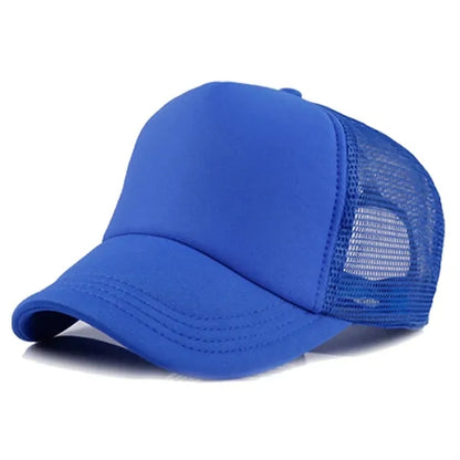 Short Brim Mesh Back Baseball Cap