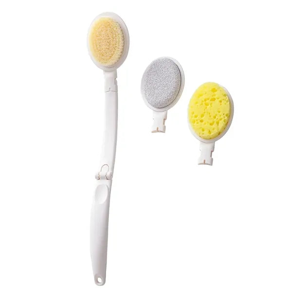 Foldable Multi-Head Bath Brush Set