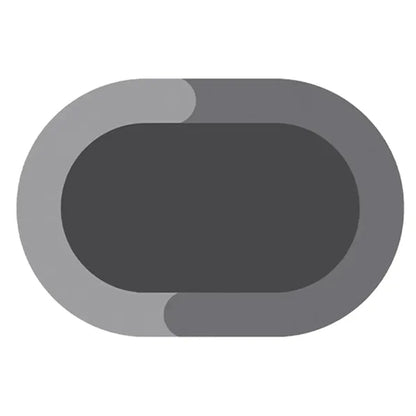 Oval Diatom Mud Bathroom Rug