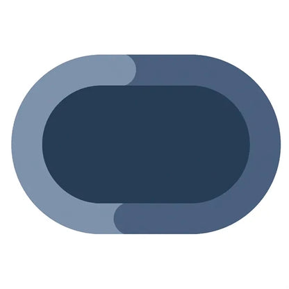 Oval Diatom Mud Bathroom Rug
