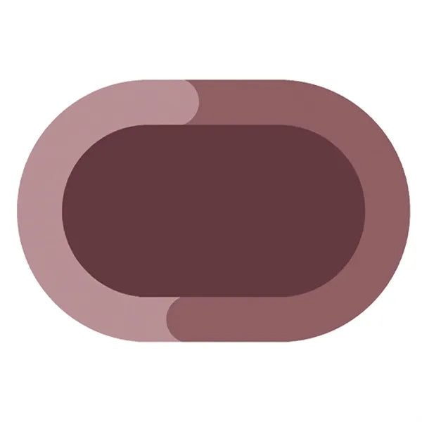 Oval Diatom Mud Bathroom Rug