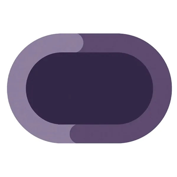 Oval Diatom Mud Bathroom Rug