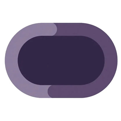 Oval Diatom Mud Bathroom Rug