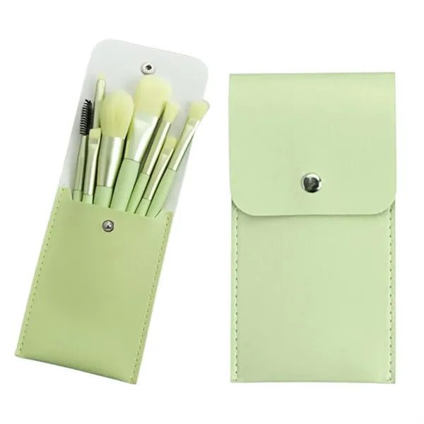 8 Pieces Makeup Brush Set W/ Rectangle Storage Case