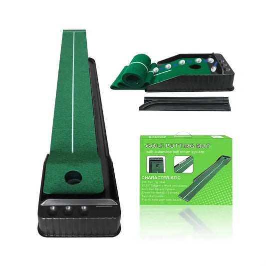 Golf Putting Mat Indoor With Auto Return