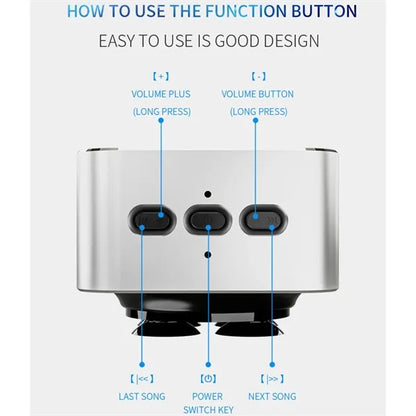 Square Bone Conduction Bluetooth Speaker