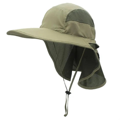 Outdoor Large Brim Neck Cap