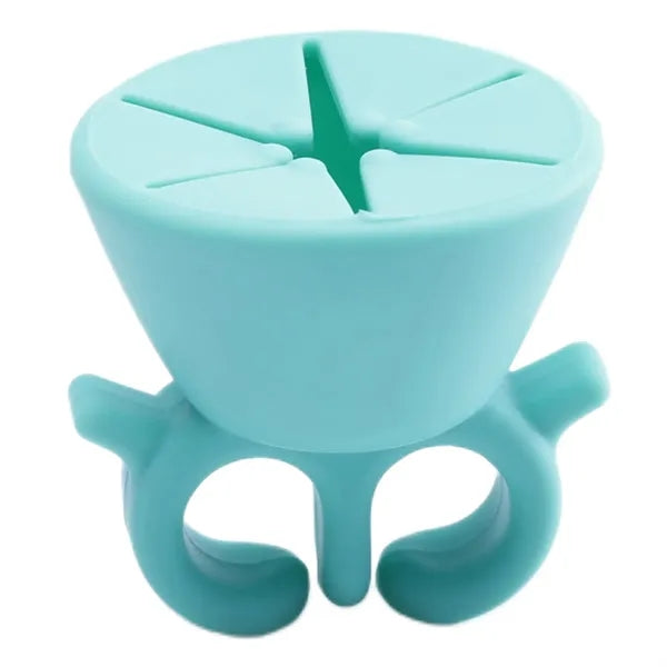Silicone Nail Polish Wearable Holder Ring