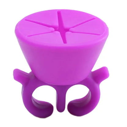Silicone Nail Polish Wearable Holder Ring