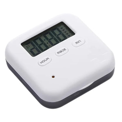 Four-Compartment Portable Pill Box Timer