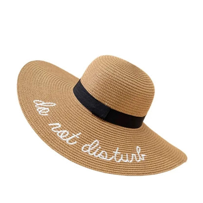 Wide Brim Beach Sun Hat
