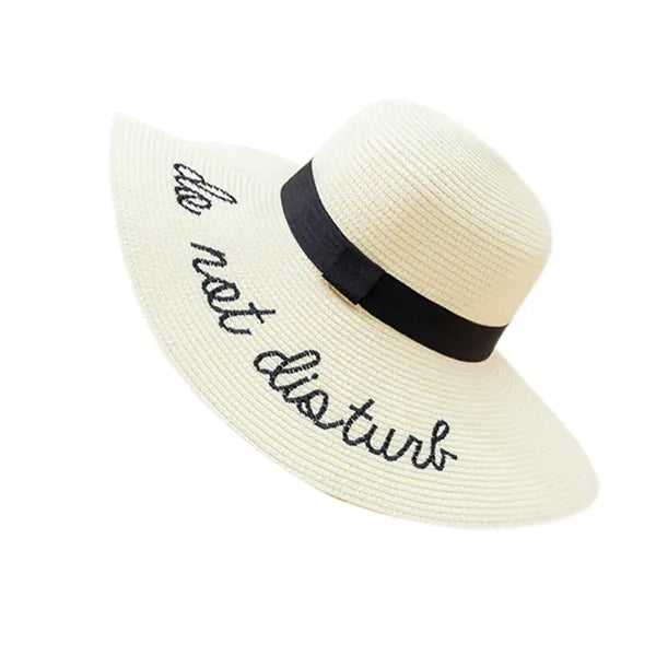 Wide Brim Beach Sun Hat