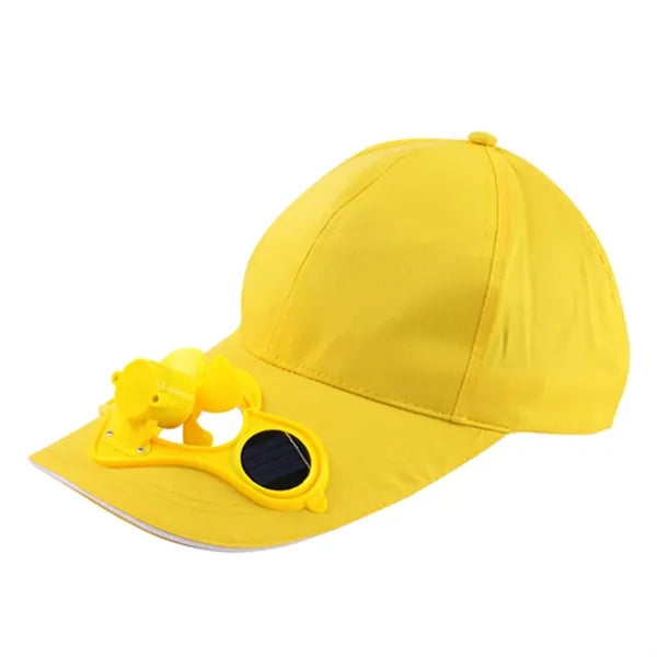 Solar Power Fan Baseball Cap