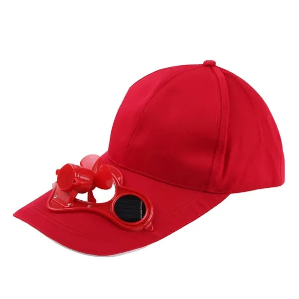 Solar Power Fan Baseball Cap