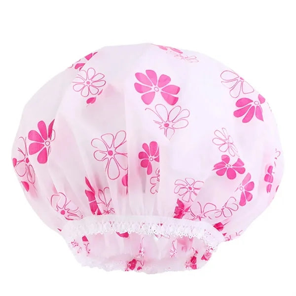 Printed Pattern Shower Caps