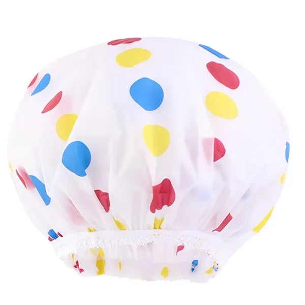 Printed Pattern Shower Caps