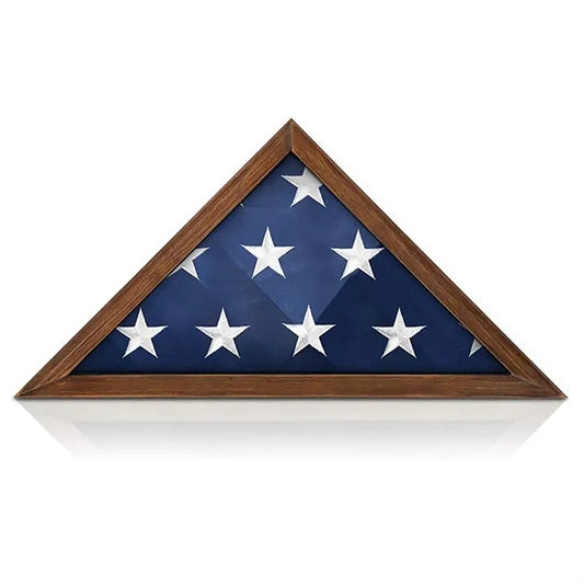Solid Wood Flag Case