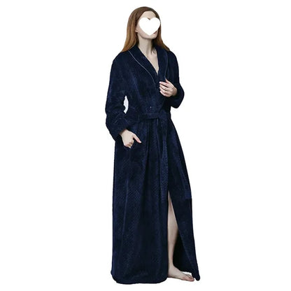 Plush One-Piece Bathrobe