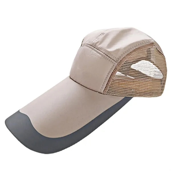 Extra Long Brim Mesh Baseball Cap