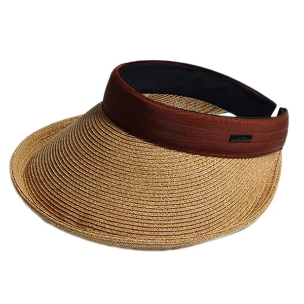 Women's Wide Brim Sun Protective Straw Hat