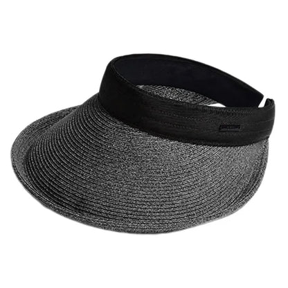Women's Wide Brim Sun Protective Straw Hat