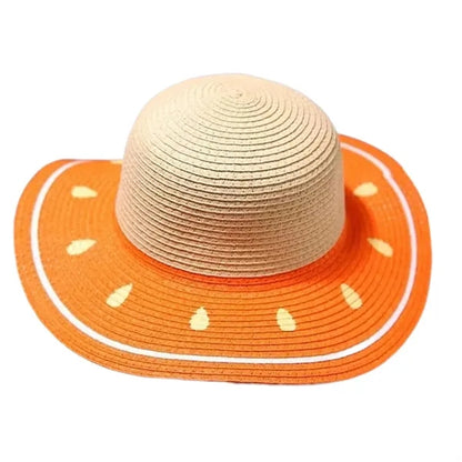 Women's Summer Watermelon Sun Protective Straw Hat