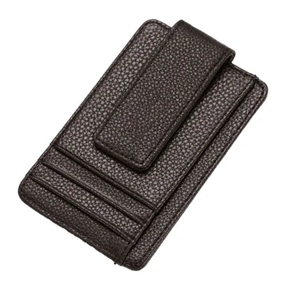 Portable Leather Card Holder