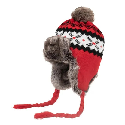 Winter Ear Protection Pom-Pom Hat