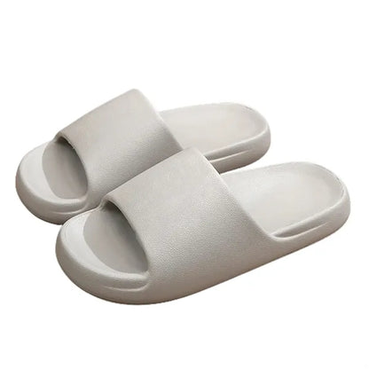Pure Color Thick Sole Pillow Slipper