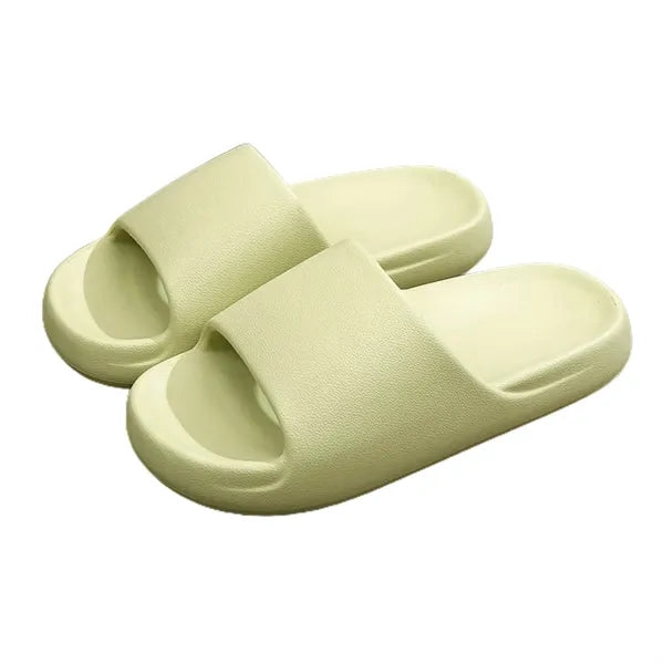 Pure Color Thick Sole Pillow Slipper