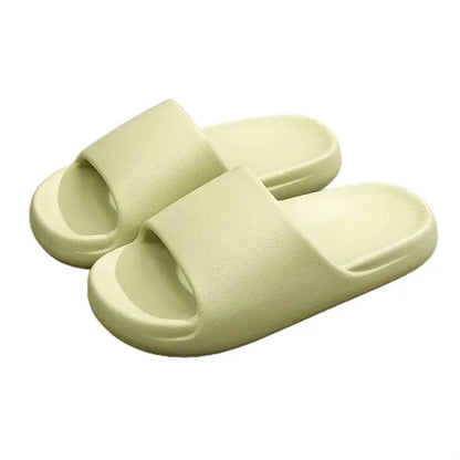 Pure Color Thick Sole Pillow Slipper