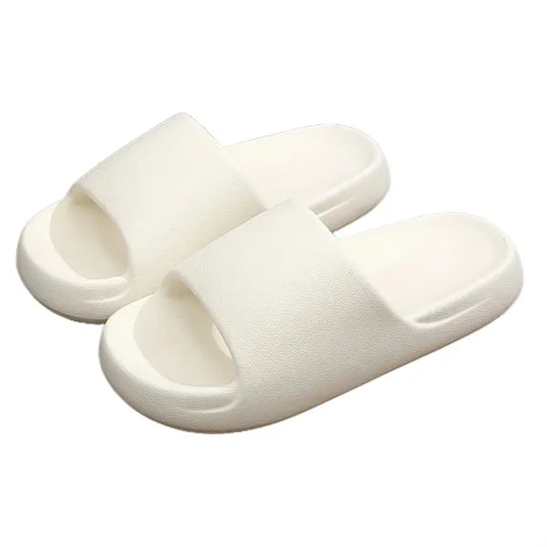 Pure Color Thick Sole Pillow Slipper