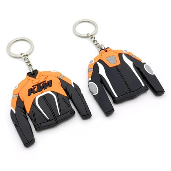 Pvc Racing Suit Double-Sided Keychain
