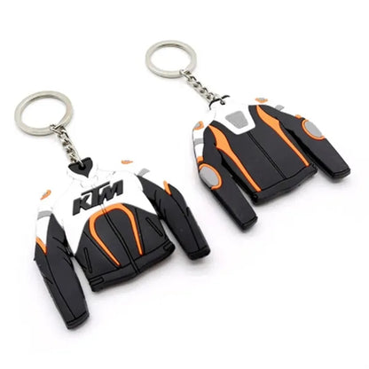 Pvc Racing Suit Double-Sided Keychain
