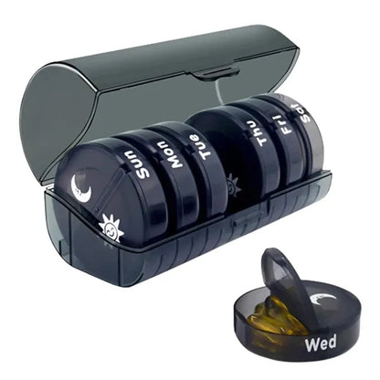 7-Day Round Pill Case