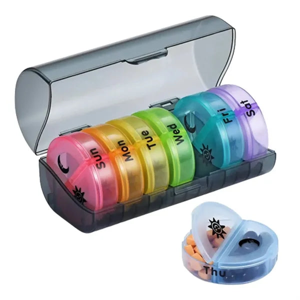 7-Day Round Pill Case