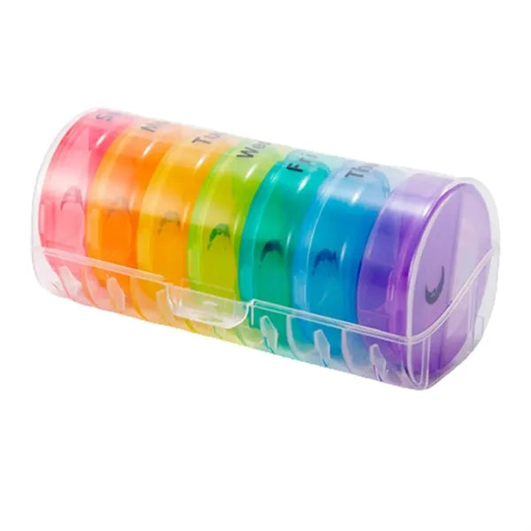 7-Day Round Pill Case
