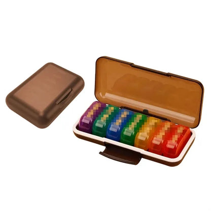 Detachable 7-Day Pill Box Organizer