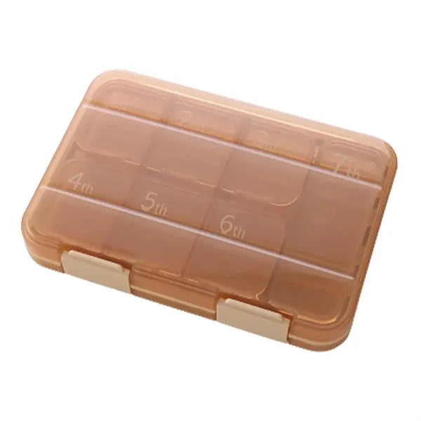 Weekly Pill Box With 7 Compartments