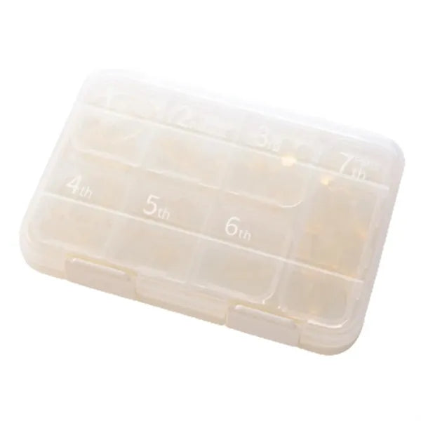 Weekly Pill Box With 7 Compartments