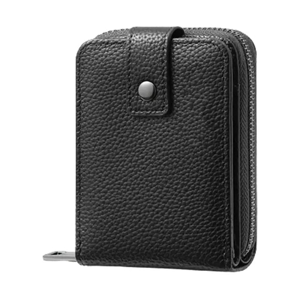 Litchi Grain Pu Leather Card Wallets
