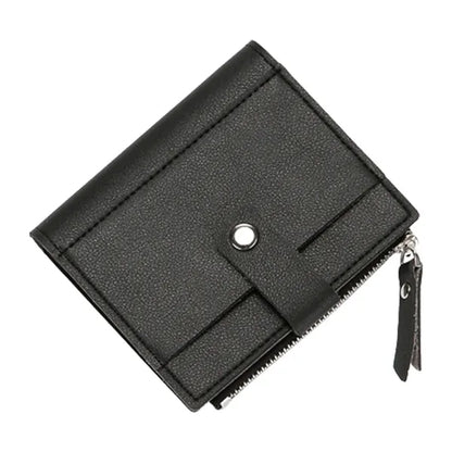 Pu Credit Card Wallets With Snap Closure