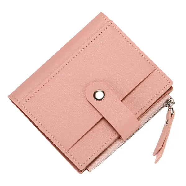 Pu Credit Card Wallets With Snap Closure