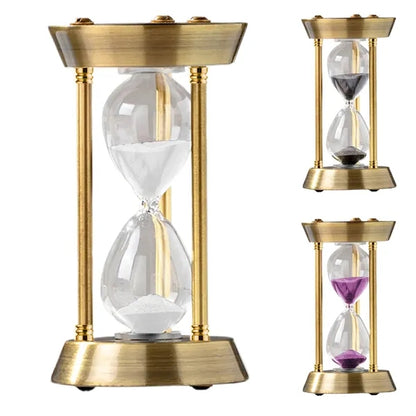 15 Minutes Zinc Plated Hourglass Timer