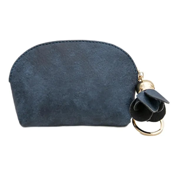 Zipper Flower Mini Coin Purse